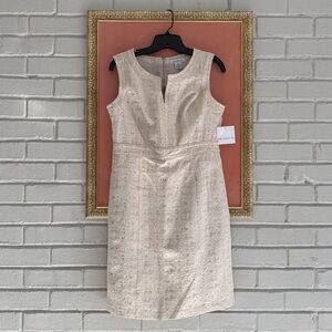 NWT Liz Claiborne Champagne Colored Semiformal Dress